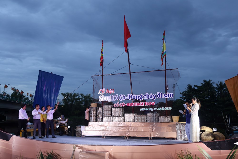 Khai hội sông Cổ Cò, đánh thức dòng chảy di sản - ảnh 1
