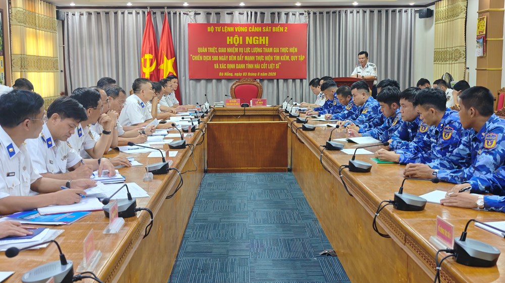 Vùng Cảnh sát biển 2 triển khai tìm kiếm, quy tập hài cốt liệt sĩ - ảnh 1