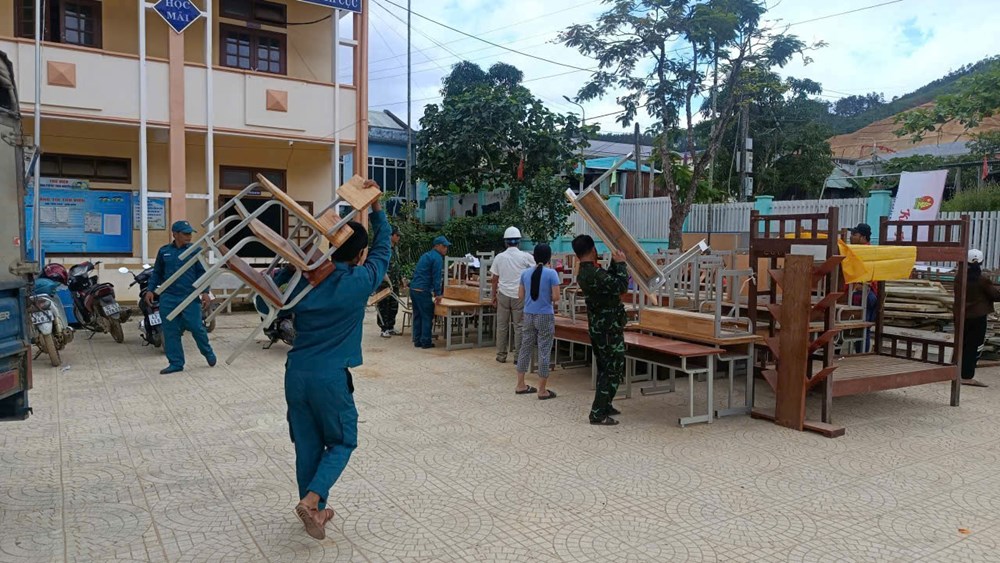 Trường liên cấp xã biên giới A Vương sẵn sàng đón học sinh  - ảnh 10