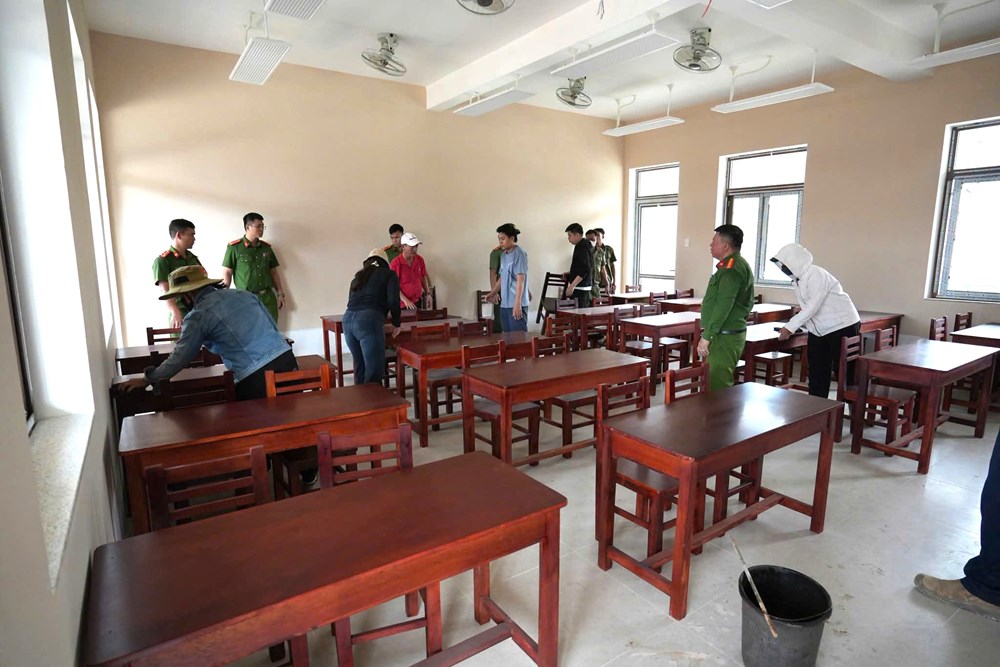 Trường liên cấp xã biên giới A Vương sẵn sàng đón học sinh  - ảnh 6