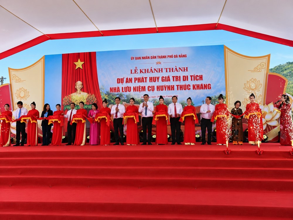 Khánh thành dự án Phát huy giá trị di tích Nhà lưu niệm cụ Huỳnh Thúc Kháng - ảnh 1