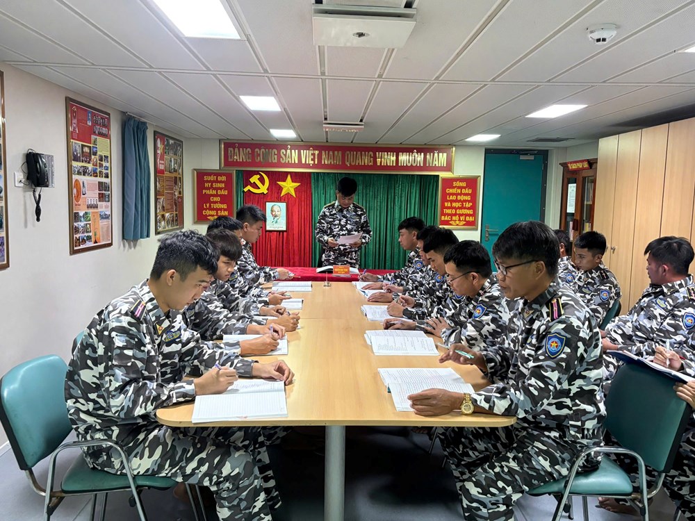 Chi đội Kiểm ngư số 3 tích cực chuẩn bị Hội thi tàu tốt, hội thao huấn luyện tàu năm 2026 - ảnh 4