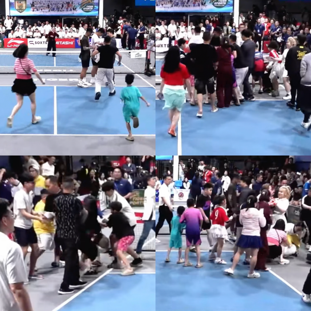 Cảnh giành giật quanh Quang Dương trên sân pickleball gây sốc - ảnh 1