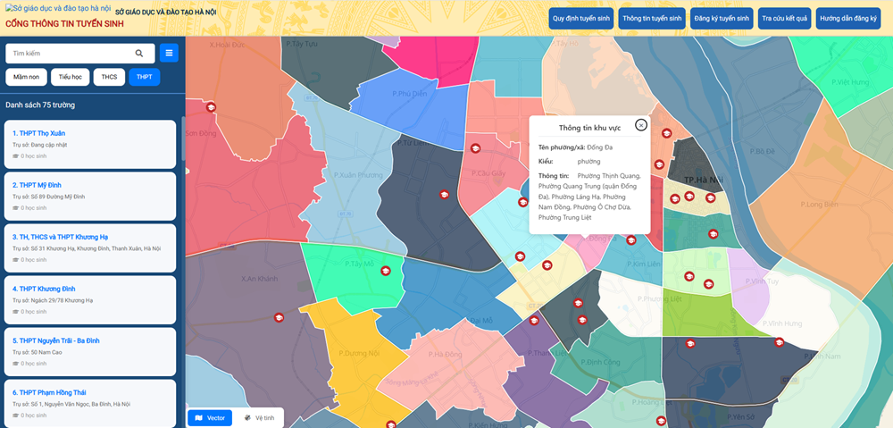 Bản đồ số GIS là gì? “Vũ khí” công nghệ giúp học sinh Hà Nội và TP.HCM học gần nhà nhất từ năm 2026 - ảnh 1