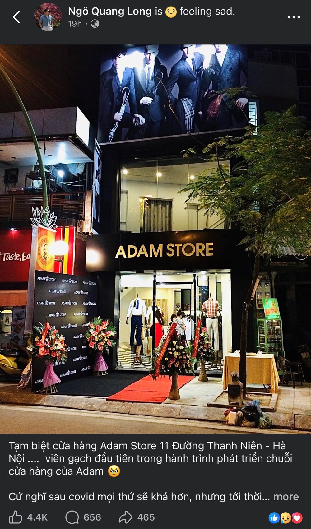 Adam Store đóng cửa: CEO thừa nhận “chưa bao giờ bán thời trang khó như hiện nay” - ảnh 1