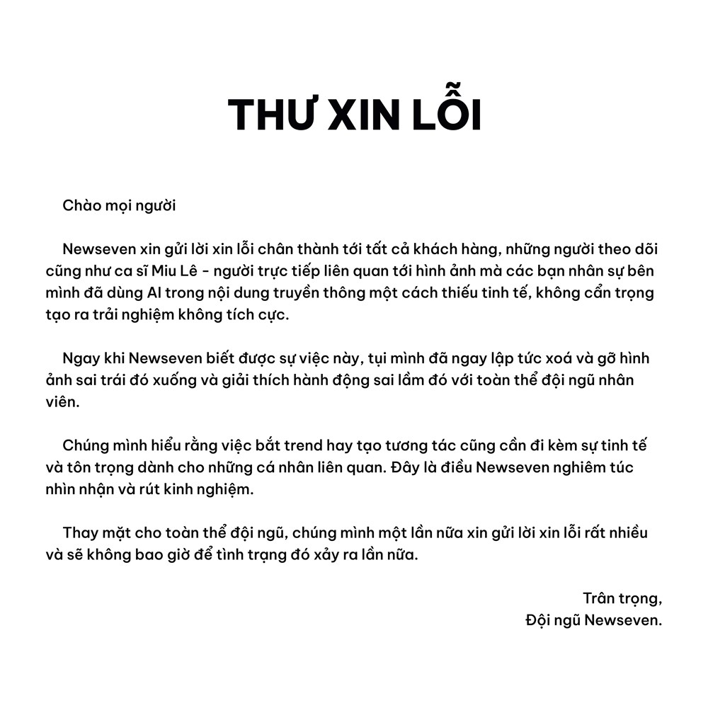 Động thái của loạt brand chế ảnh Miu Lê bán áo, bán túi: Người xin lỗi, kẻ khoá trang - ảnh 5