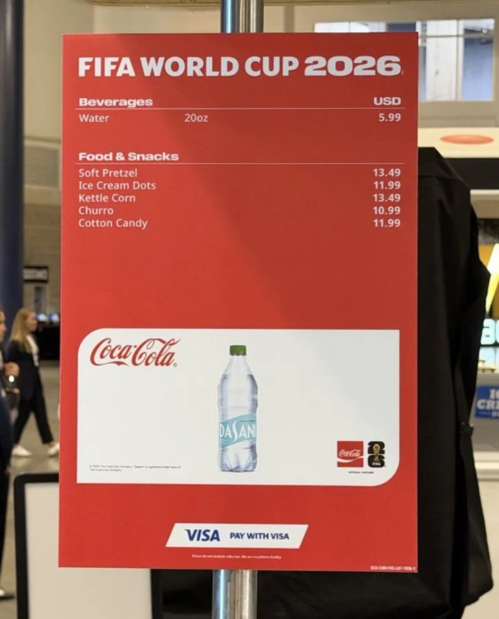 Giá đồ ăn thức uống ở SVĐ World Cup 2026 “gây sốc“ - ảnh 2