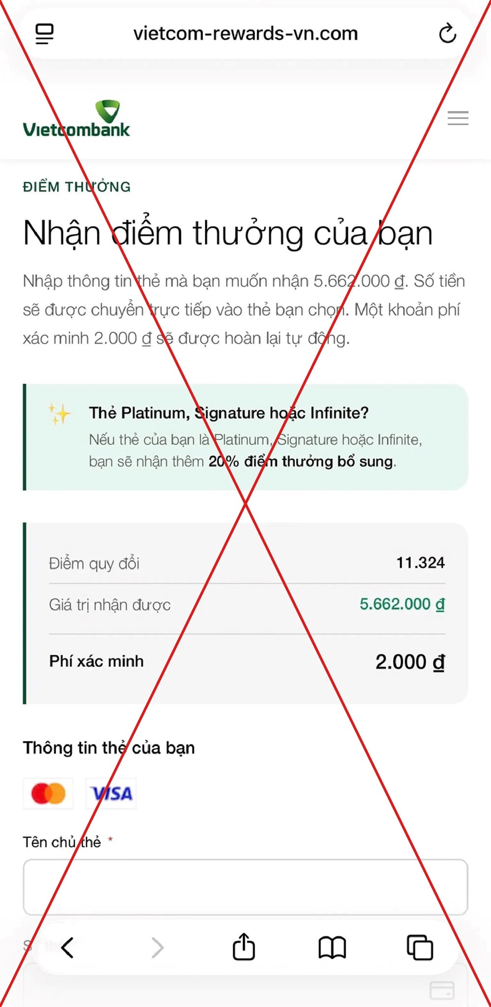 Vietcombank cảnh báo khẩn về tin nhắn gửi tới khách hàng - ảnh 2