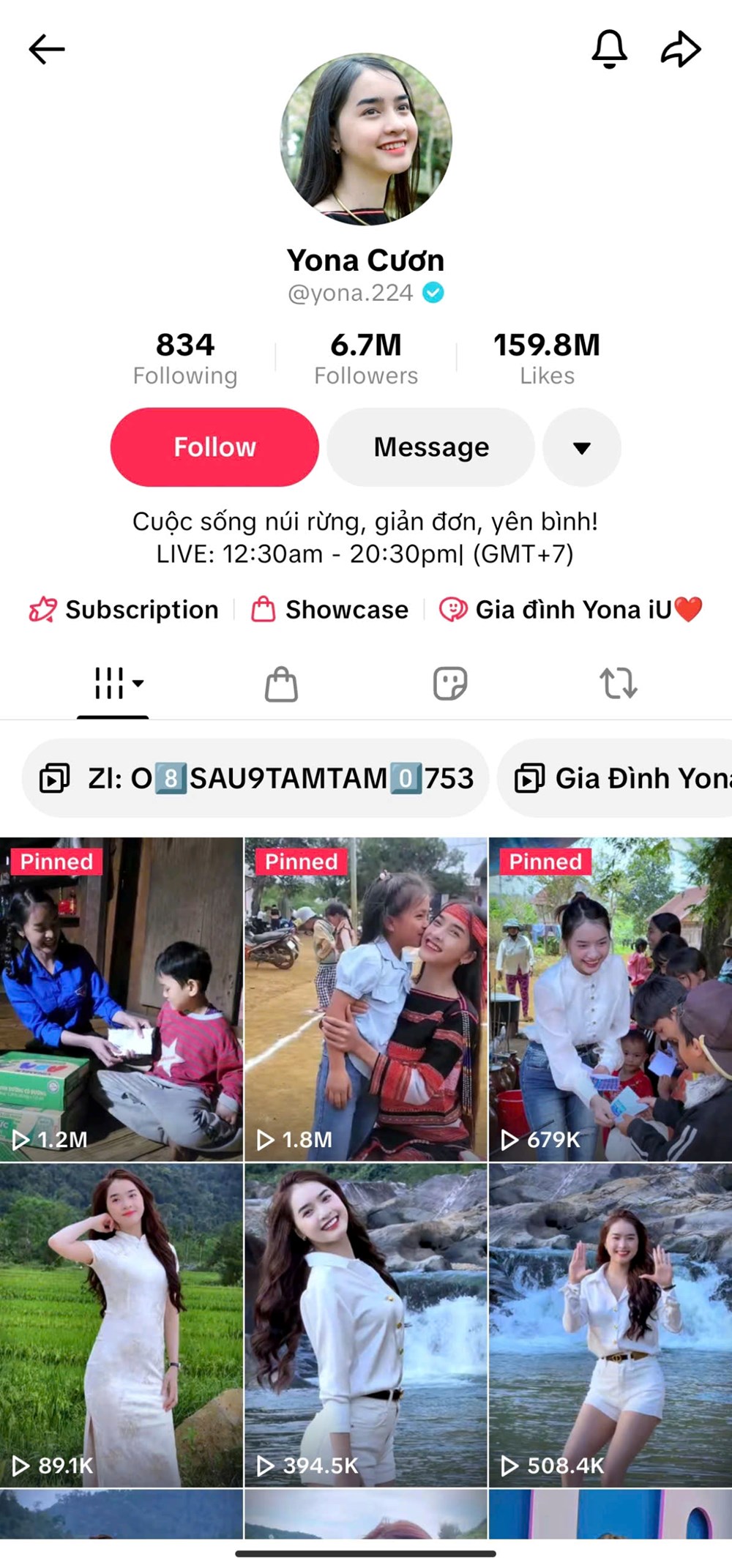 Yona Cươn: Cô gái vùng cao gầy gò, mộc mạc ngày càng xinh đẹp, hút hồn với gần 7 triệu người theo dõi - ảnh 3