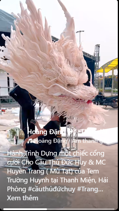 Hé lộ quá trình làm cổng cưới gây choáng ngợp nhất Hải Phòng của MC Mù Tạt và cầu thủ Đức Huy - ảnh 2