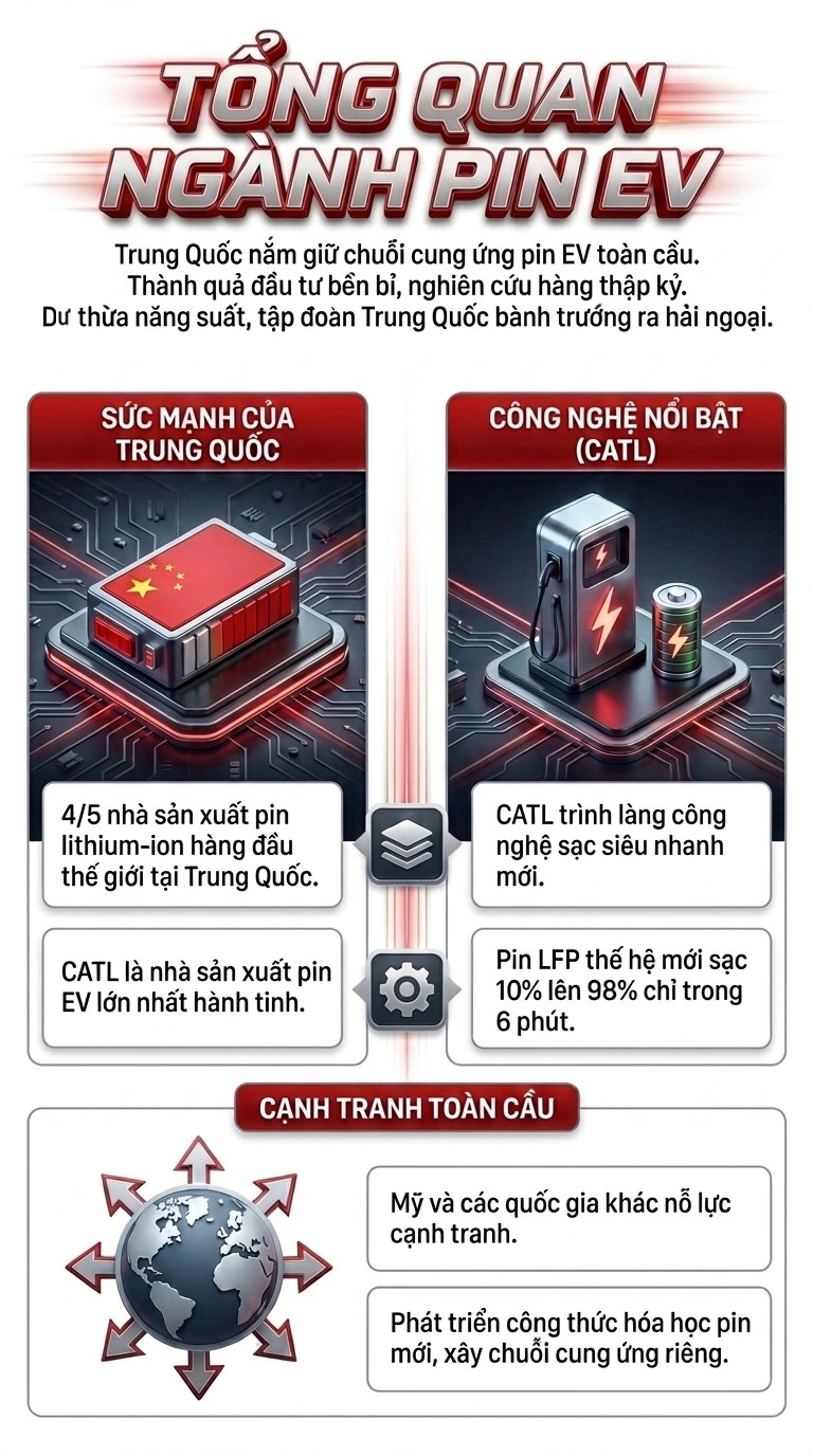 Siêu pin xe điện sạc 6 phút: “Quân bài chiến lược” mới giúp Trung Quốc dẫn trước thế giới - ảnh 1