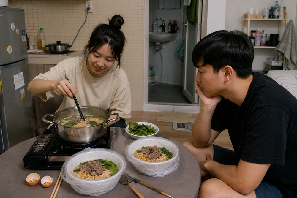 Được bạn gái nấu bát mì tôm, tôi bỗng suy nghĩ về chuyện chung sống lâu dài - ảnh 1