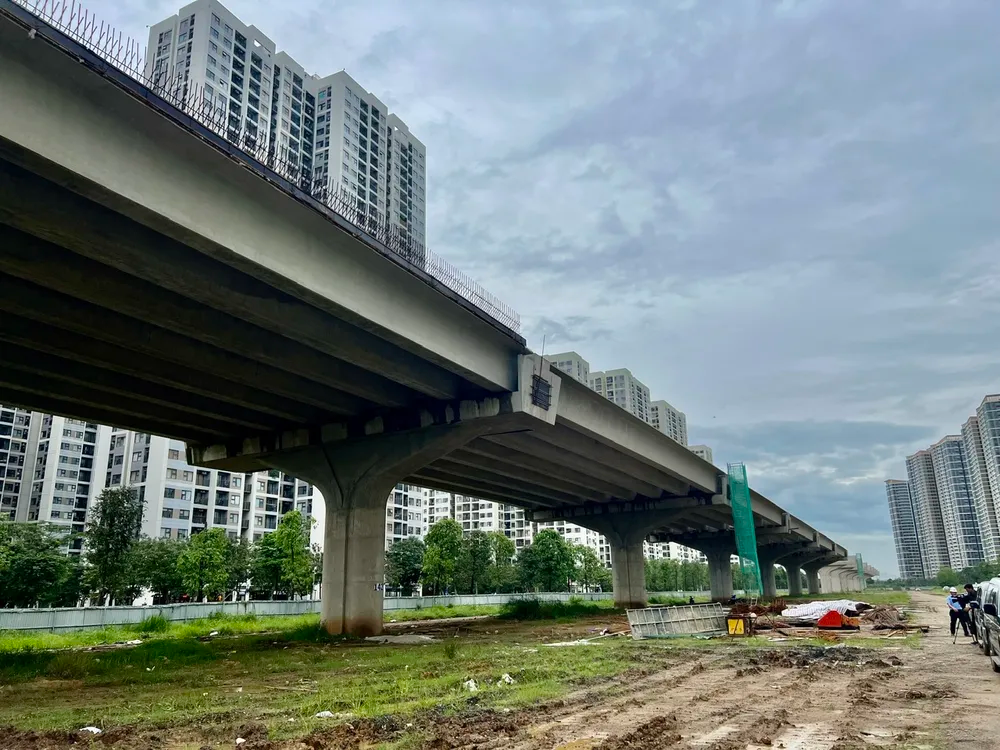 Dự án đường Vành đai 3 đoạn qua TPHCM. Ảnh: QUỐC HÙNG