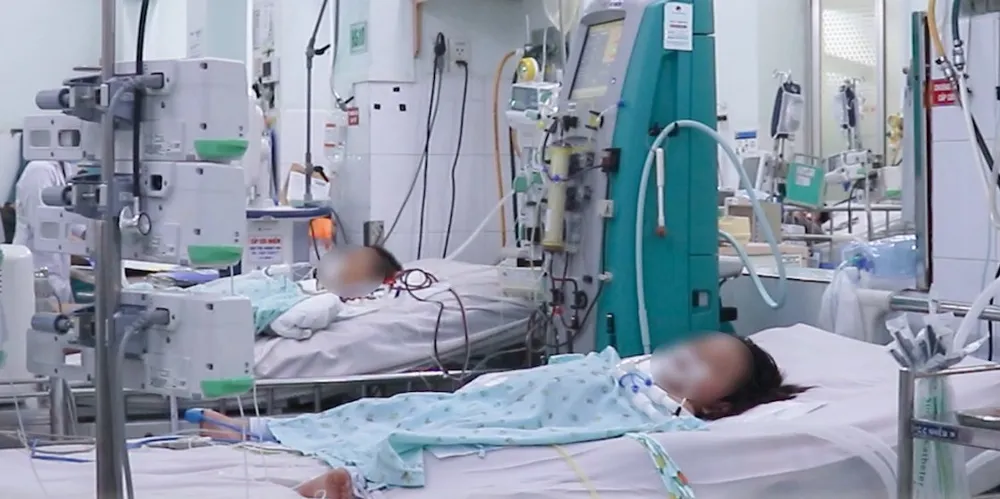 Các bệnh nhi được điều trị kịp thời và đang hồi phục