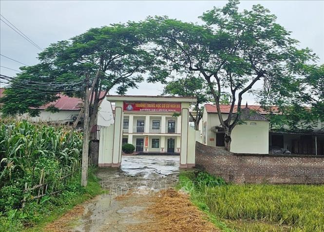 Trường Trung học cơ sở Ngô Xá, xã Minh Thắng, huyện Cẩm Khê (Phú Thọ).