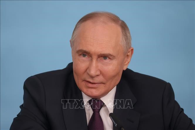 Tổng thống Nga Vladimir Putin. Ảnh: THX/TTXVN