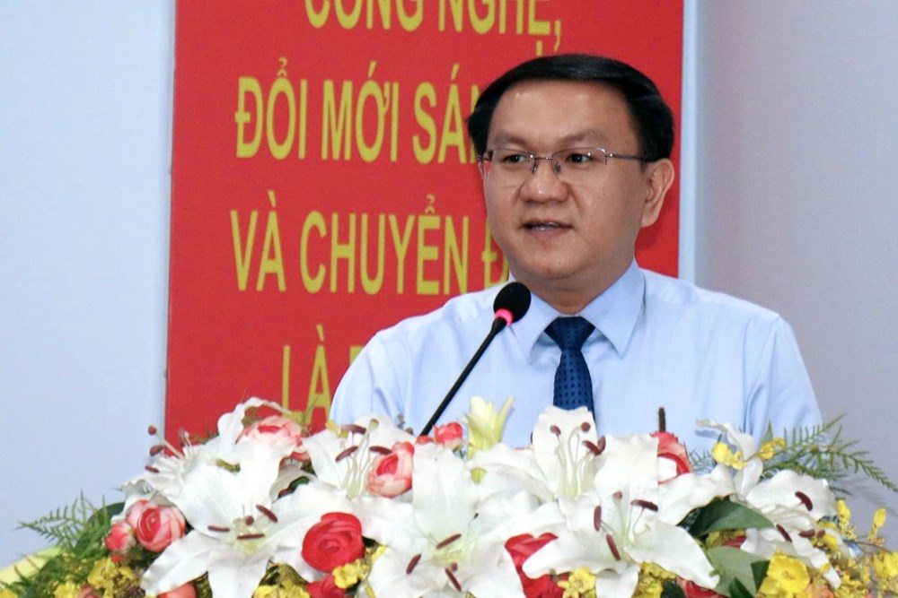 Ông Lâm Đình Thắng, Giám đốc Sở KH&CN phát biểu tại buổi công bố.