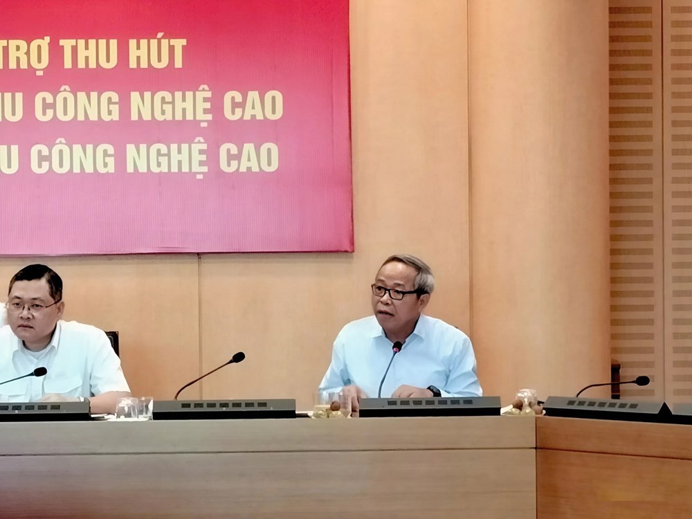 Ông Nguyễn Trung Chính, Chủ tịch CMC đề xuất các kiến nghị tại Hội thảo.