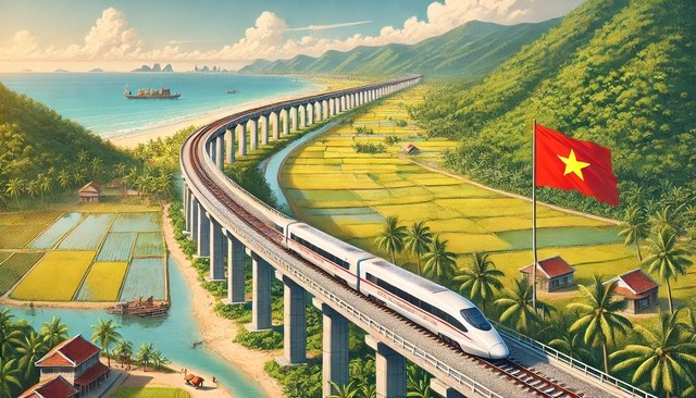 Chính phủ đề xuất thêm hình thức đầu tư tư nhân cho đường sắt tốc độ cao Bắc - Nam (Ảnh minh hoạ).