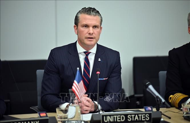 Bộ trưởng Quốc phòng Mỹ Pete Hegseth. Ảnh: Anadolu Agency/TTXVN