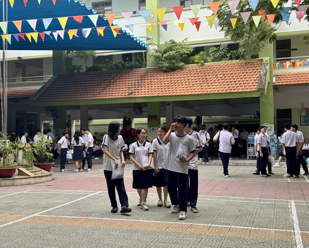 Học sinh TP Hồ Chí Minh trong kỳ thi Tốt nghiệp THPT Quốc gia vừa qua.