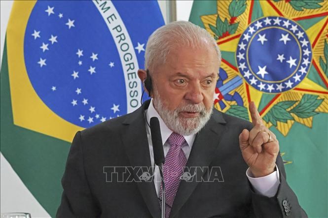 Tổng thống Brazil Lula da Silva. Ảnh tư liệu: Kyodo/TTXVN