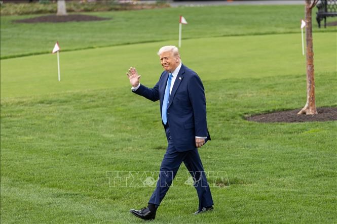 Tổng thống Mỹ Donald Trump tại Nhà Trắng ngày 28.3. Ảnh: THX/TTXVN