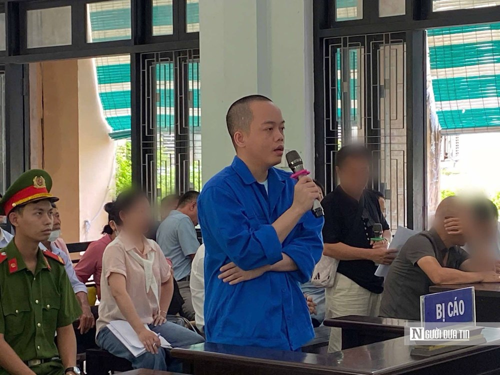 Bị cáo Võ Chí Thành tại phiên toà.