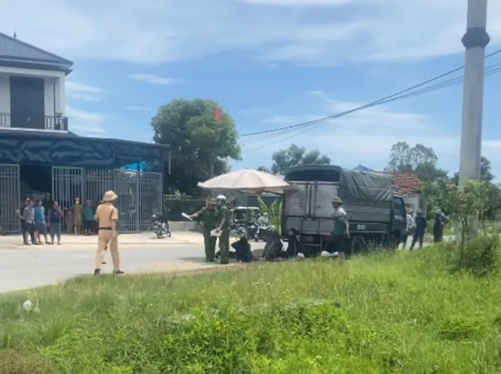 Khu vực hiện trường vụ tai nạn