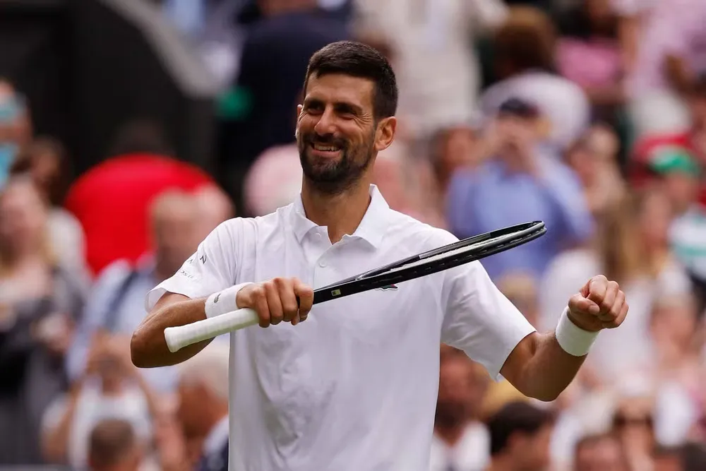 Niềm vui của Djokovic