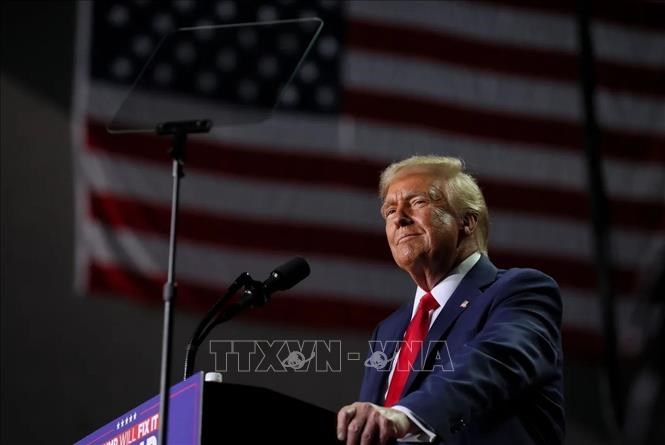Tổng thống Mỹ Donald Trump. Ảnh: The Detroit News/TTXVN