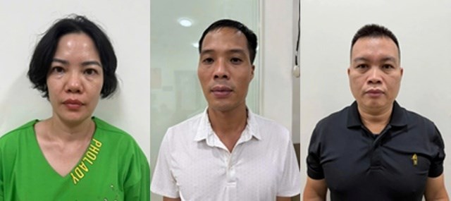 Các đối tượng bị bắt giữ (Ảnh: VOV.VN).