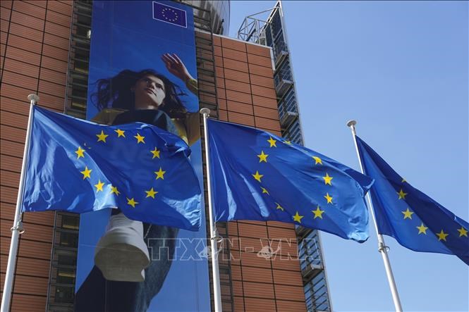 Trụ sở Ủy châu Âu ở Brussels, Bỉ. Ảnh: THX/TTXVN