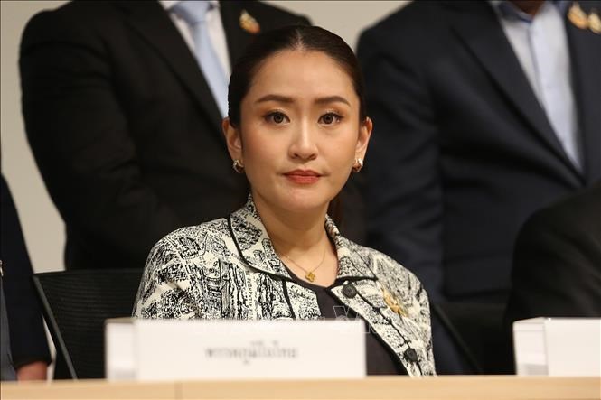 Cựu thủ tướng Thái Lan Paetongtarn Shinawatra. Ảnh: THX/TTXVN
