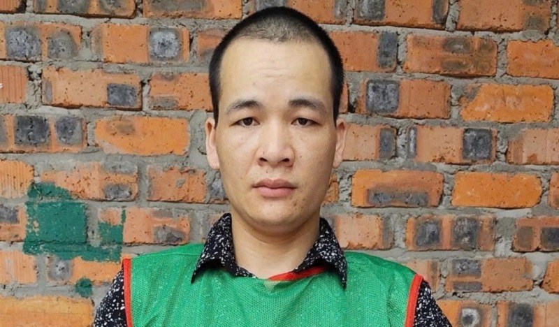 Hoàng Văn Trung - đối tượng cầm đầu trong đường dây lừa đảo vừa bị Công an Điện Biên bắt giữ. (Ảnh: THÀNH TRUNG)