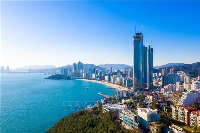 Vẻ đẹp của thành phố Busan (Hàn Quốc). Ảnh: TTXVN phát