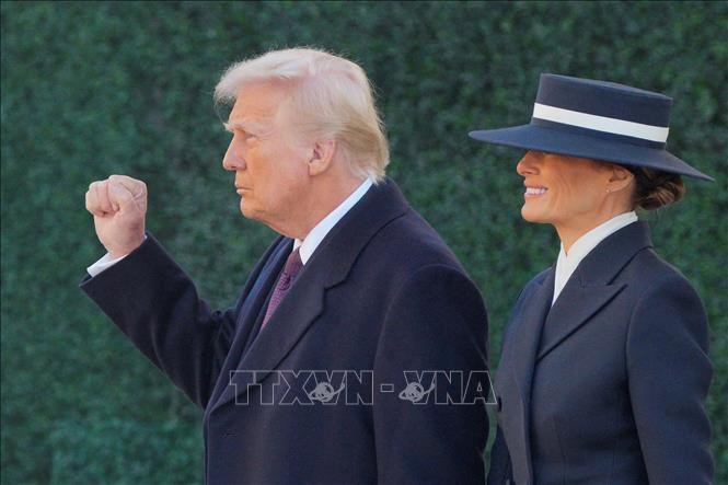 Tổng thống Donald Trump và Phu nhân Melania Trump. Ảnh tư liệu: REUTERS/TTXVN