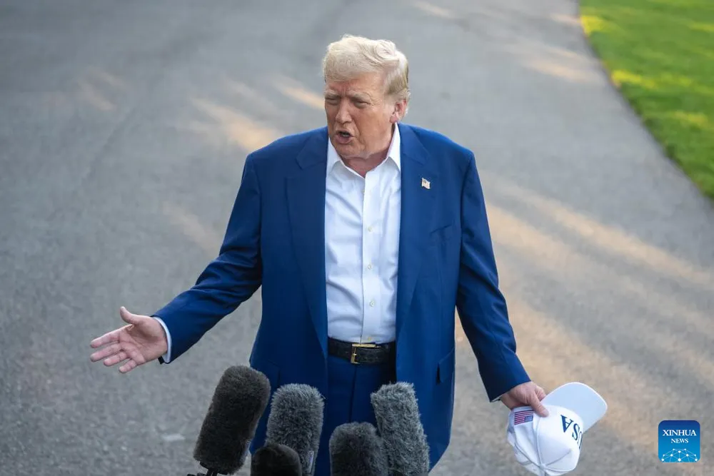 Tổng thống Mỹ Donald Trump. Ảnh: XINHUA