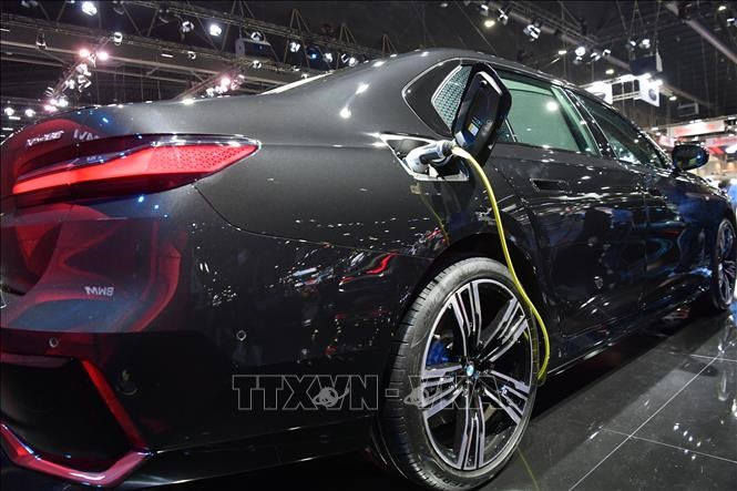 Một mẫu xe điện đến từ Đức. Ảnh (tư liệu): Huy Tiến/Pv TTXVN tại Thái Lan
