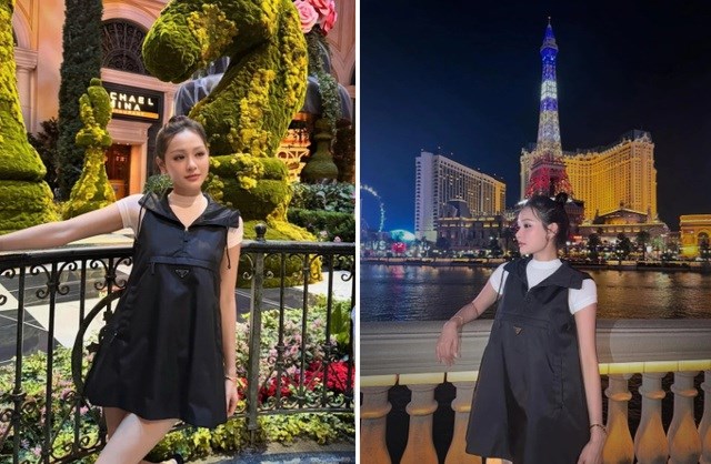 Hình ảnh được Hiền Hồ chia sẻ, khiến nữ ca sĩ vướng nghi vấn mạng thai. (Ảnh: FBNV)