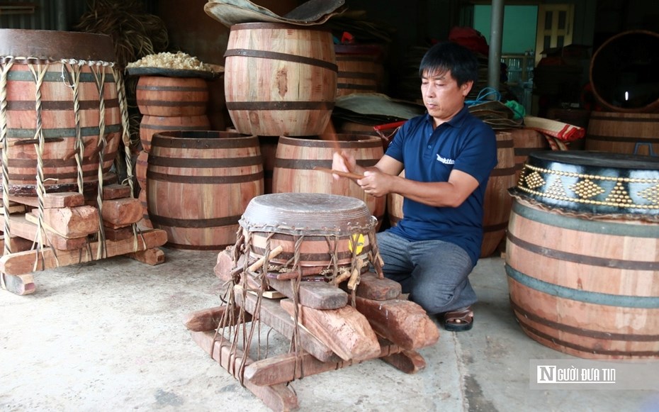 Giữ gìn “hồn trống” bên dòng Vàm Cỏ Tây - ảnh 1