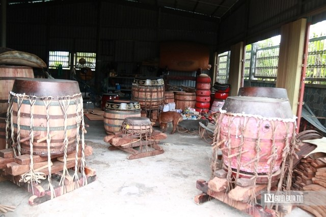 Làng nghề trống Bình An đã tồn tại và phát triển hơn 170 năm qua.