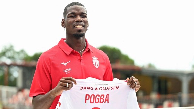 Pogba vẫn chưa thể ra sân cùng Monaco.