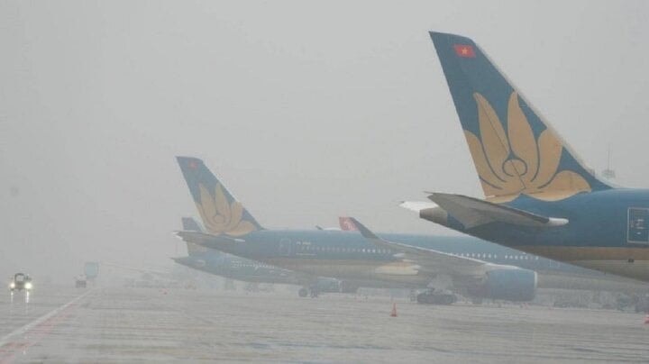 Nhiều chuyến bay của Vietnam Airlines phải điều chỉnh kế hoạch khai thác. Ảnh minh hoạ: NIA