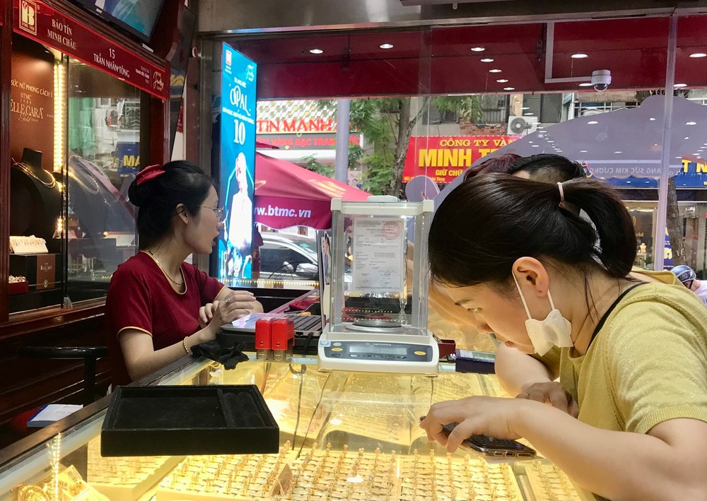 Giá vàng nơi tăng nhẹ nơi giữ nguyên trong sáng nay. Ảnh: H.T
