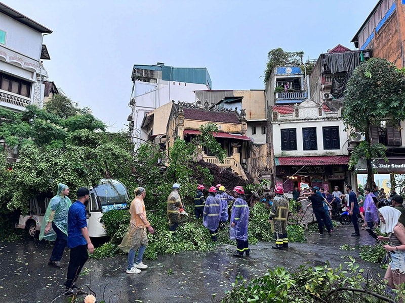 Ngày 22.7, ven biển Quảng Ninh – Nghệ An, khu vực Đông Bắc Bộ, Hà Nội, Thanh Hoá, Nghệ An dự báo có mưa rất lớn, gió giật cấp 14. Ảnh minh hoạ
