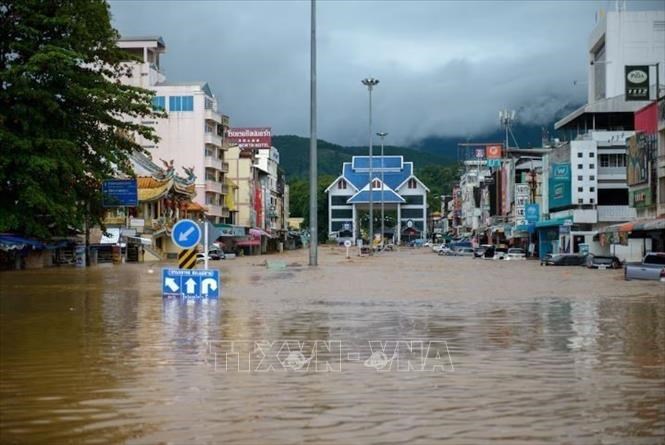 Ngập lụt ở Thái Lan. Ảnh tư liệu: REUTERS/TTXVN