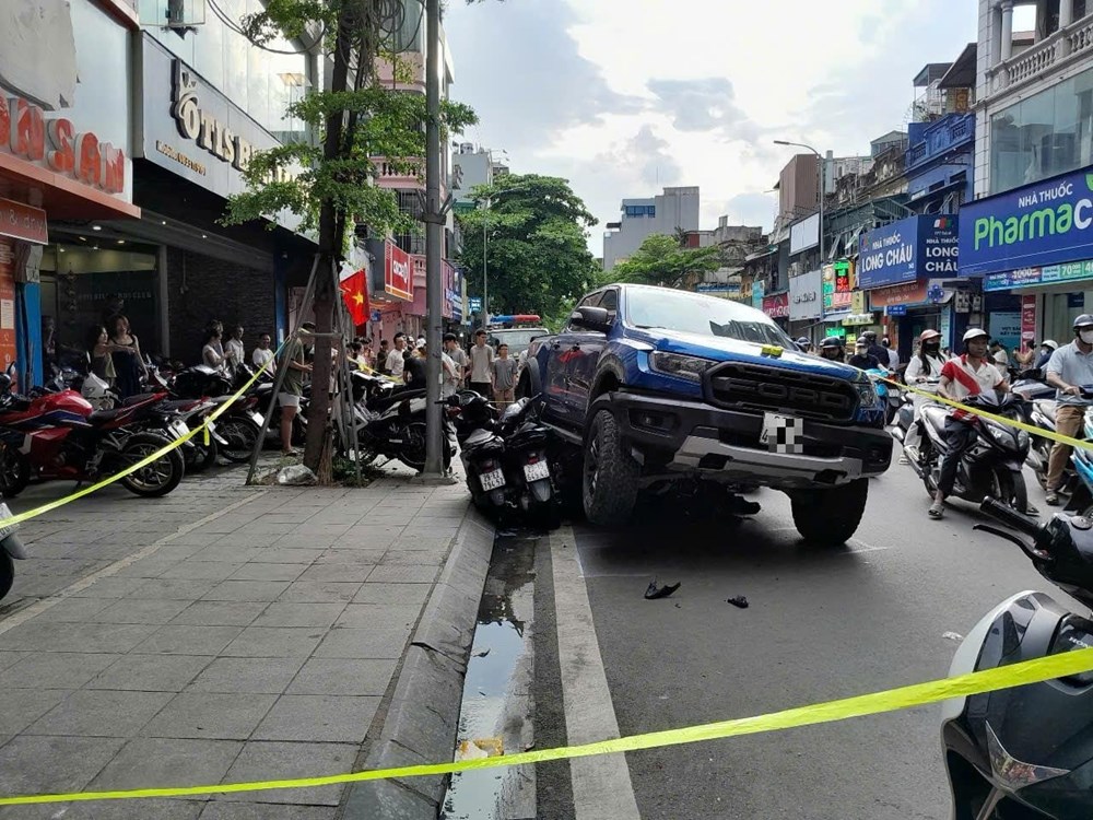 Hiện trường vụ tai nạn. Ảnh: HH