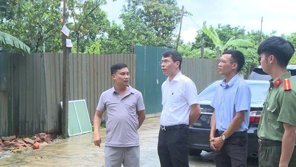 Xã Hát Môn xử lý ngay các công trình xây dựng trái phép trên đất nông nghiệp. Ảnh: Hoàng Thoàn