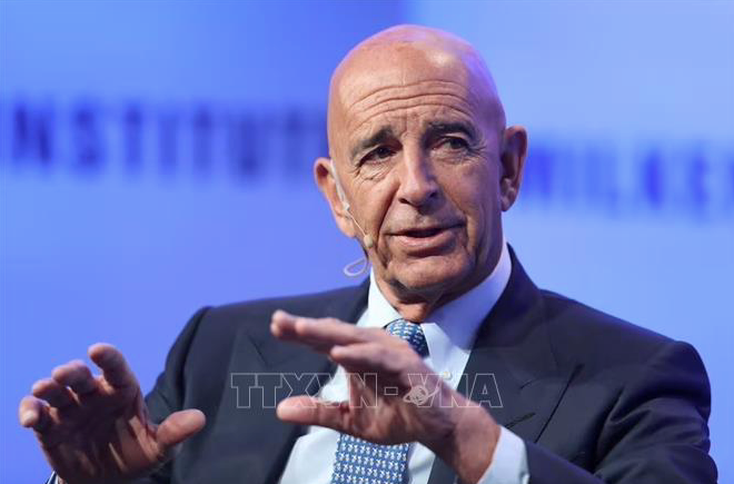 Đặc phái viên của Mỹ về Syria Thomas Barrack. Ảnh: REUTERS/TTXVN